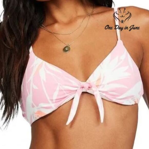 Billabong Another Paradise Knot Front Bikini Top Size XL - Picture 2 of 5